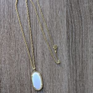 Kendra Scott - Rae Necklace -Gold/White Iridescent